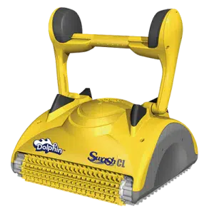 Dolphin Swash pool cleaner for efficient robotic cleaning.