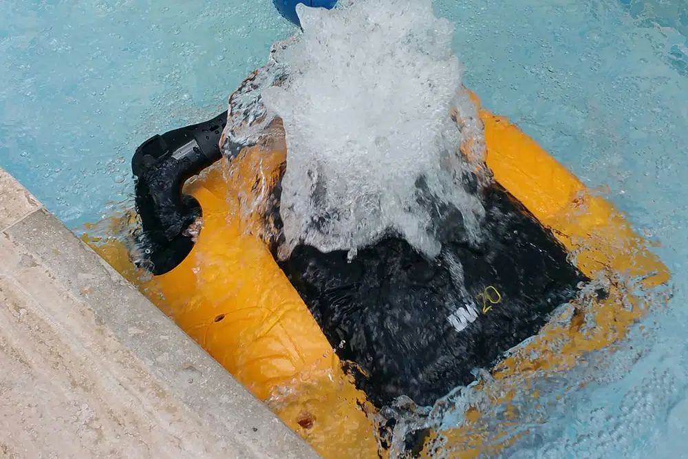 Underwater drone Dolphin W20 for aquatic exploration and research.